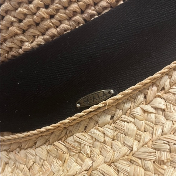 Scala Stylish Straw Hat w/ removable Black Band main image 7